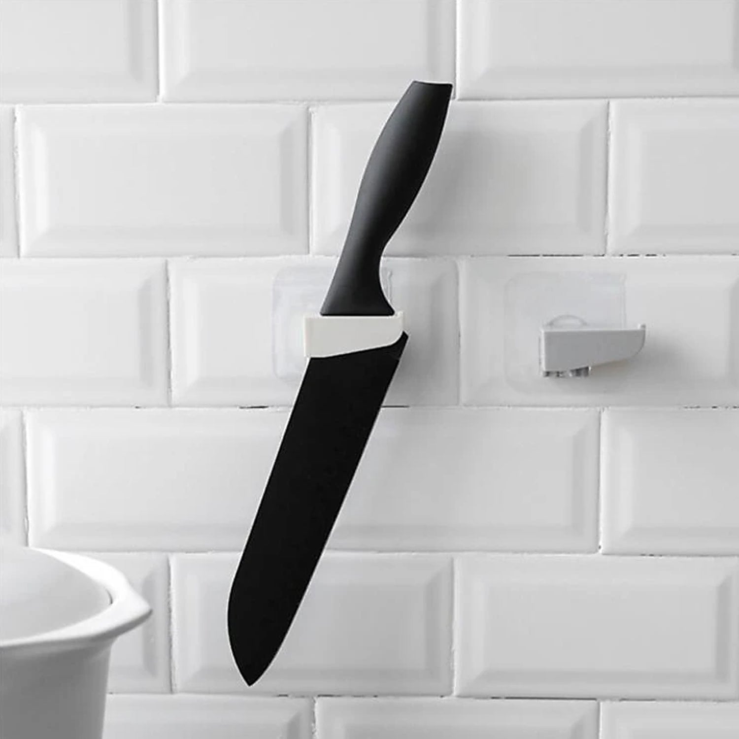 5733 Punch-free Wall Hanging Knife Holder / Stand, Knife Holder Kitchen Supplies Tool Holder Insert Knife Shelf Storage Rack (1 pc ) 5733 Punch-free Wall Hanging Knife Holder / Stand, Knife Holder Kitchen Supplies Tool Holder Insert Knife Shelf Storage Rack (1 pc )